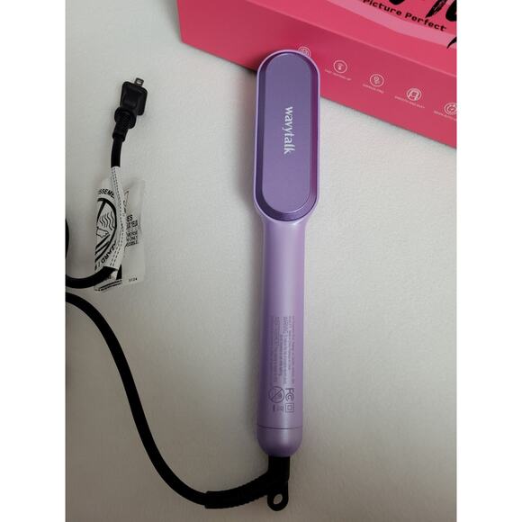 Wavytalk Hair Straightener Brush, Sleek Sweep Ionic Straightening Brush - Picture 7 of 12